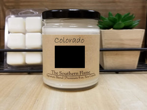 Colorado State Candle | Homesick Candle | Long Distance Gift