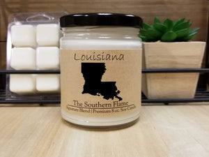 Louisiana  State Candle | Homesick Candle | Long Distance Gift