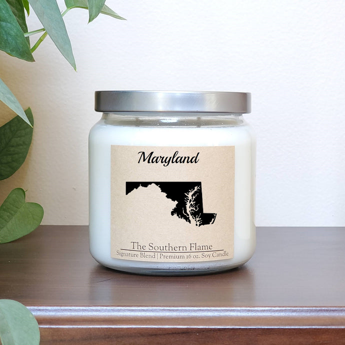 Maryland State Candle | Homesick Candle | Long Distance Gift