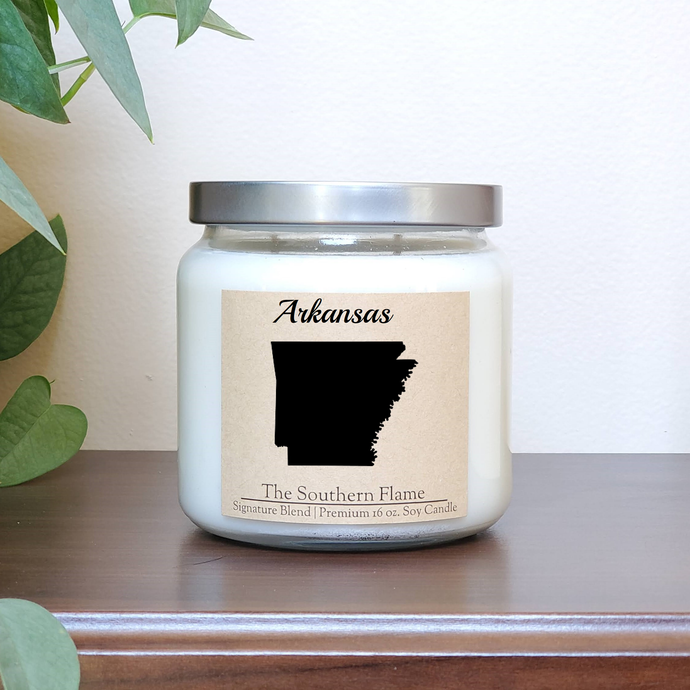 Arkansas State Candle | Homesick Candle | Long Distance Gift