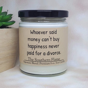 Divorce Candle | Divorce Gift | Personalized Candles