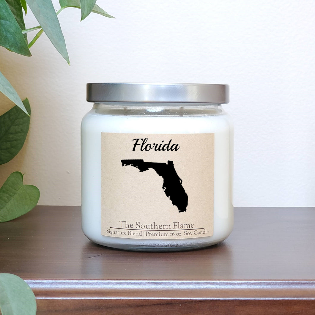 Florida State Candle | Homesick Candle | Long Distance Gift