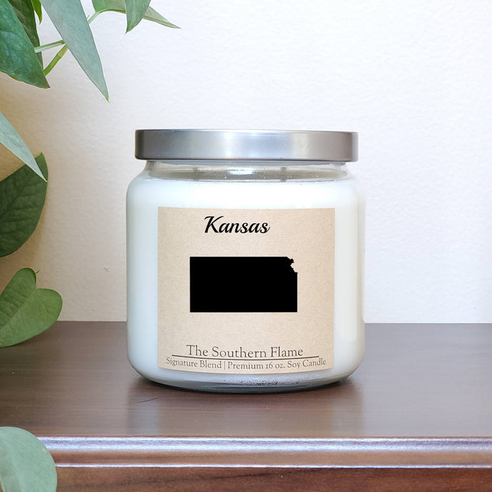 Kansas State Candle | Homesick Candle | Long Distance Gift