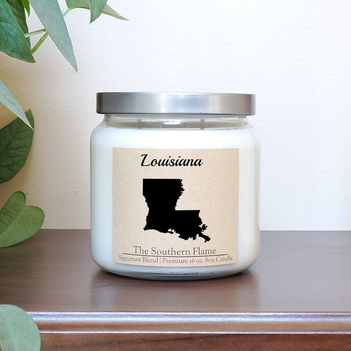 Louisiana  State Candle | Homesick Candle | Long Distance Gift