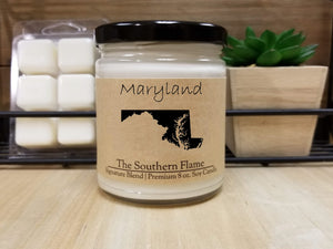 Maryland State Candle | Homesick Candle | Long Distance Gift