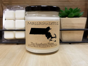 Massachusetts State Candle | Homesick Candle | Long Distance Gift