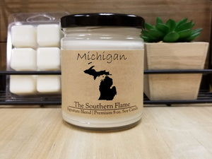 Michigan State Candle | Homesick Candle | Long Distance Gift