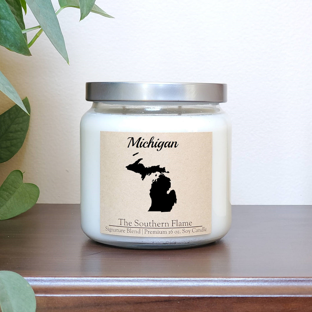 Michigan State Candle | Homesick Candle | Long Distance Gift
