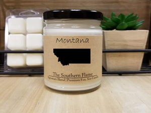 Montana State Candle | Homesick Candle | Long Distance Gift