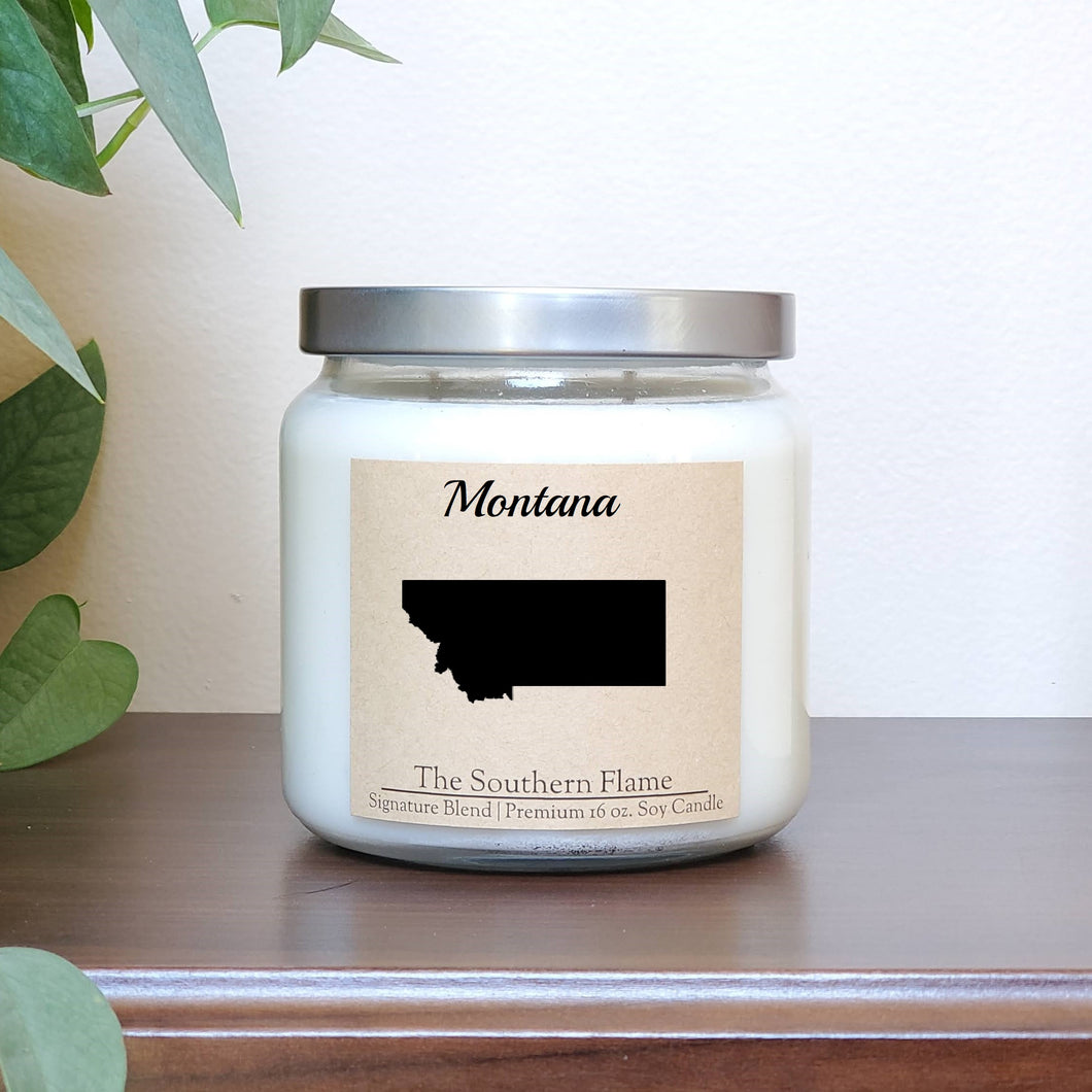Montana State Candle | Homesick Candle | Long Distance Gift