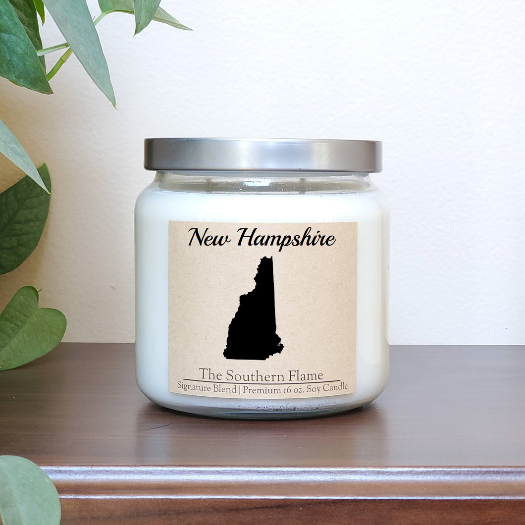 New Hampshire State Candle | Homesick Candle | Long Distance Gift