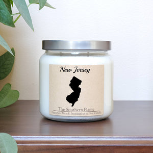 New Jersey State Candle | Homesick Candle | Long Distance Gift