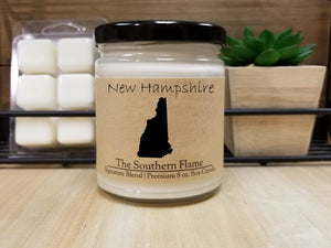 New Hampshire State Candle | Homesick Candle | Long Distance Gift