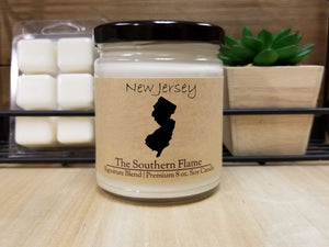 New Jersey State Candle | Homesick Candle | Long Distance Gift