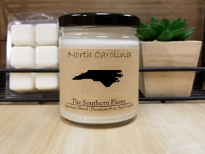 North Carolina State Candle | Homesick Candle | Long Distance Gift