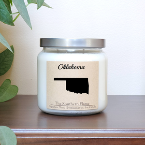 Oklahoma State Candle | Homesick Candle | Long Distance Gift