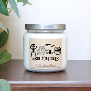 #Squadghouls Halloween Candle | Large Glass Jar Candle