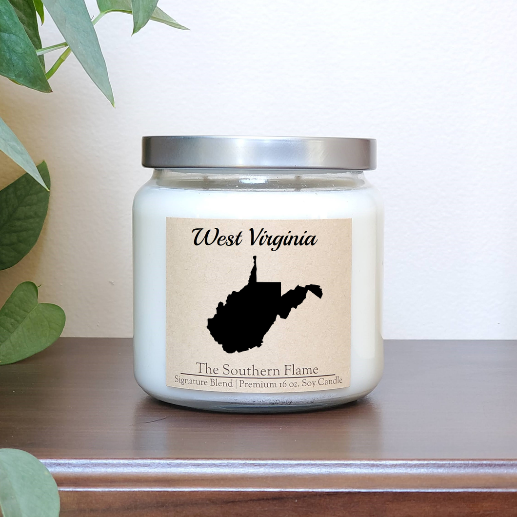 West Virginia State Candle | Homesick Candle | Long Distance Gift