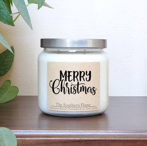Merry Christmas Candle | 2022 Christmas Gifts | Personalized Candles